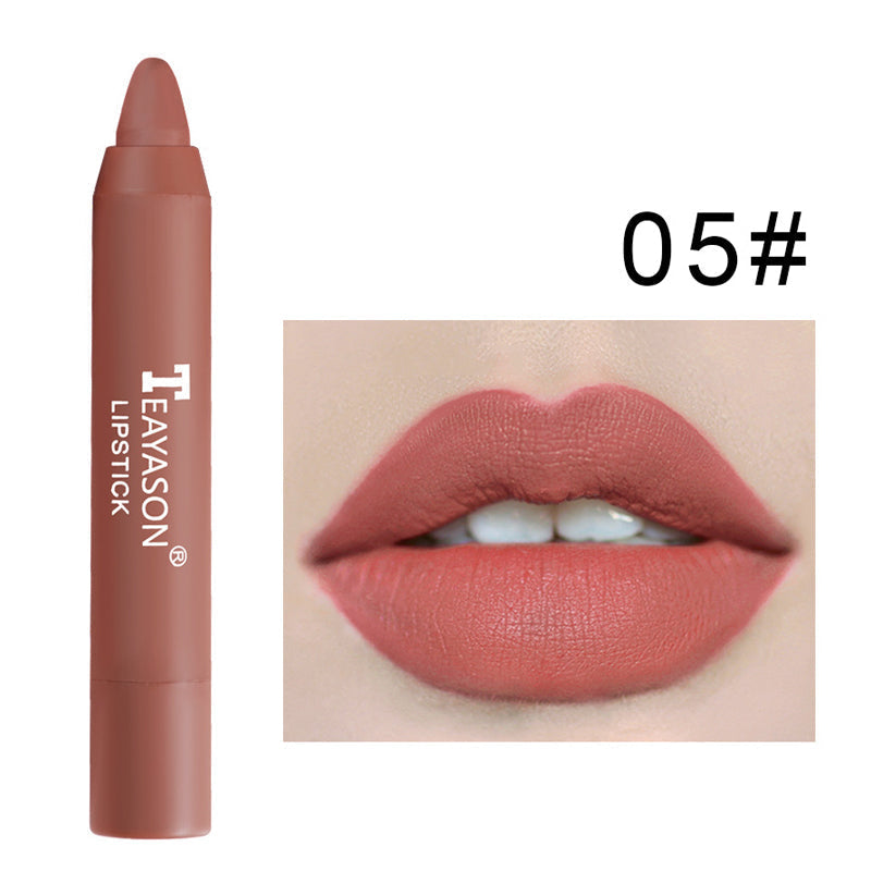 Blaudonau- 12 Farben Matte Lippenstift Stift 05#