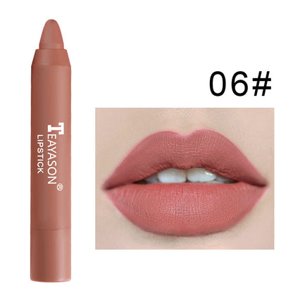 Blaudonau- 12 Farben Matte Lippenstift Stift 06#