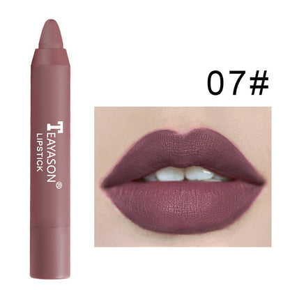 Blaudonau- 12 Farben Matte Lippenstift Stift