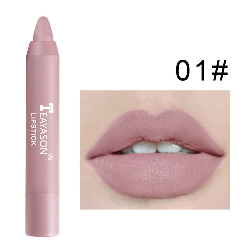 Blaudonau- 12 Farben Matte Lippenstift Stift