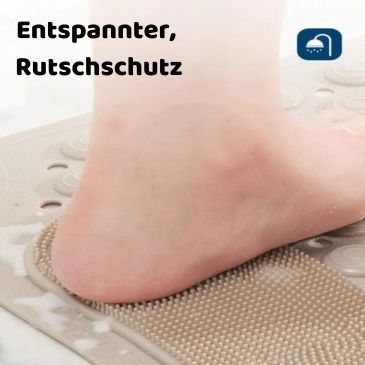 Blaudonau- -20% Anti-Rutsch Badematte