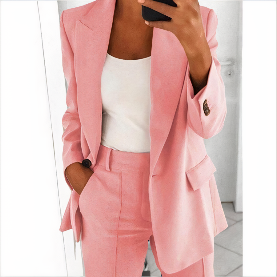 Blaudonau- GRETCHEN - Blazer-Set mit Jacke und Hose