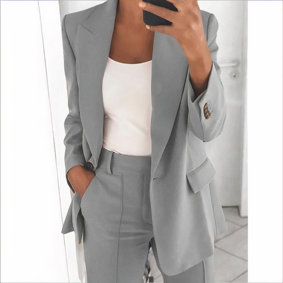 Blaudonau- GRETCHEN - Blazer-Set mit Jacke und Hose