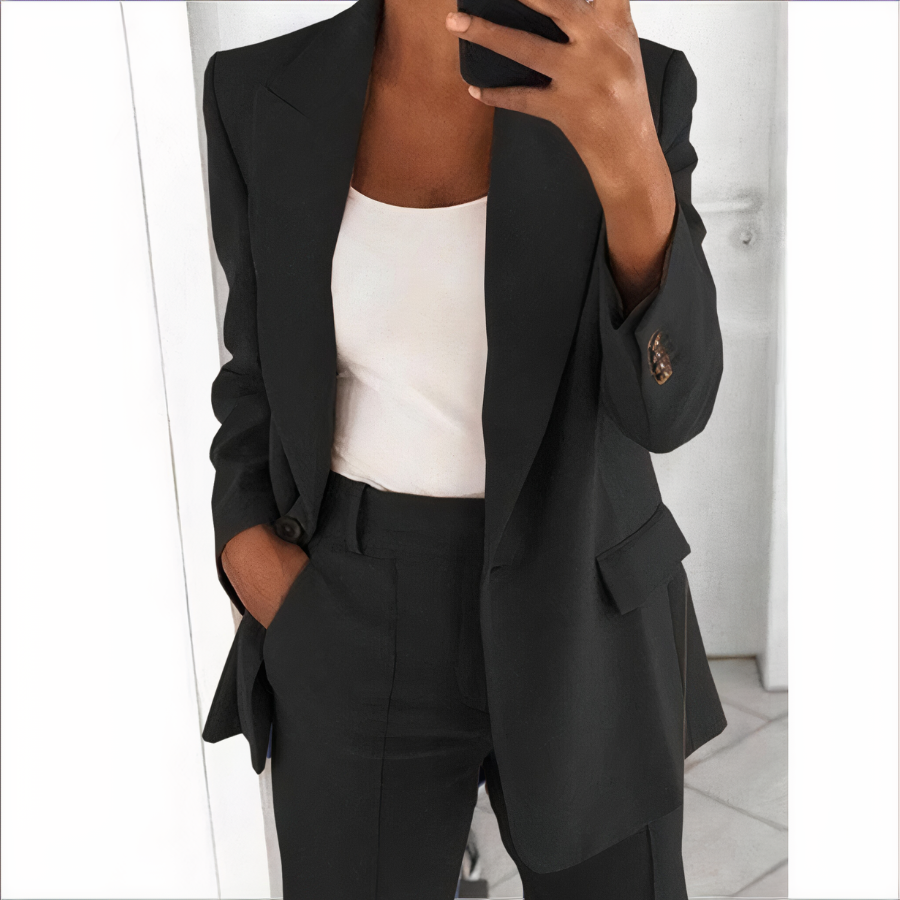 Blaudonau- GRETCHEN - Blazer-Set mit Jacke und Hose