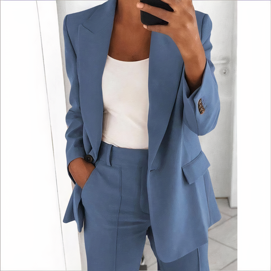 Blaudonau- GRETCHEN - Blazer-Set mit Jacke und Hose