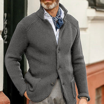 Blaudonau- SIGMUND - Elegante Strickjacke für Männer