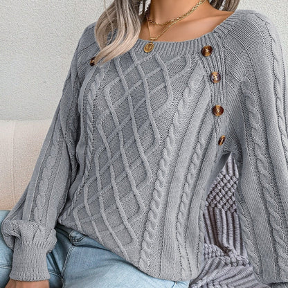 Blaudonau- ADELINDA - Stilvoller Strickpullover für Frauen