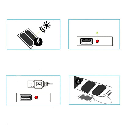 Blaudonau- -20% Tragbares Solarpanel-Ladegerät