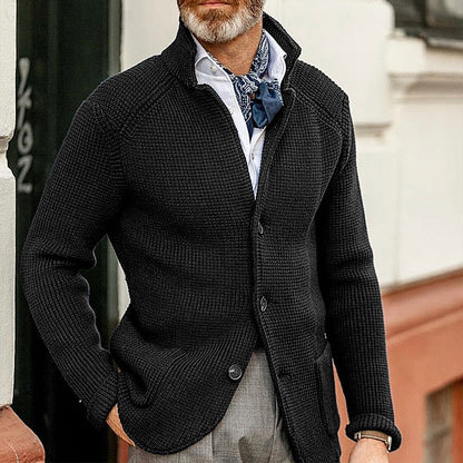 Blaudonau- SIGMUND - Elegante Strickjacke für Männer