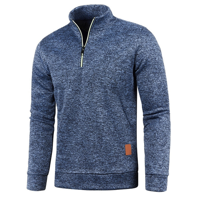 Blaudonau- BENEDIKT - Warmer Strick-Rollkragenpullover