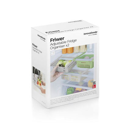 Blaudonau- Friwer Kühlschrank-Organizer (2er Pack)