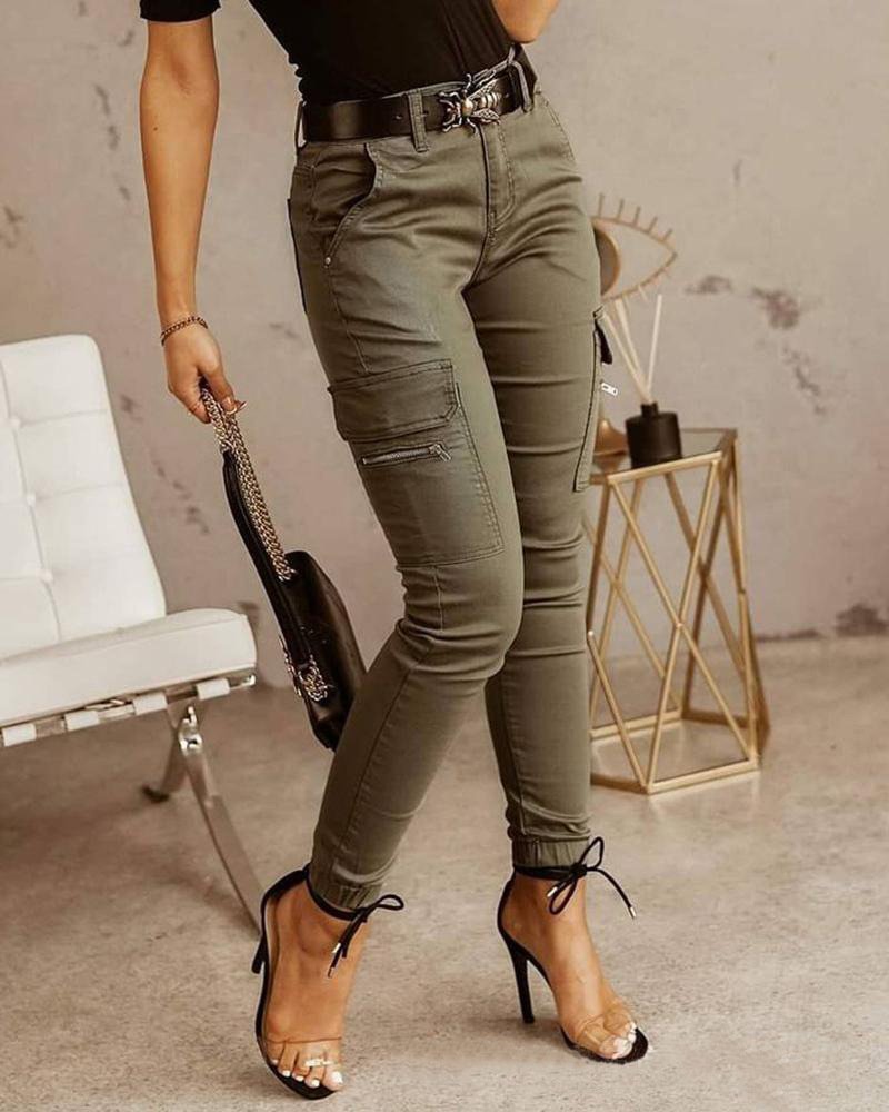 Blaudonau- Aline | Cargo-Jeans für Frauen